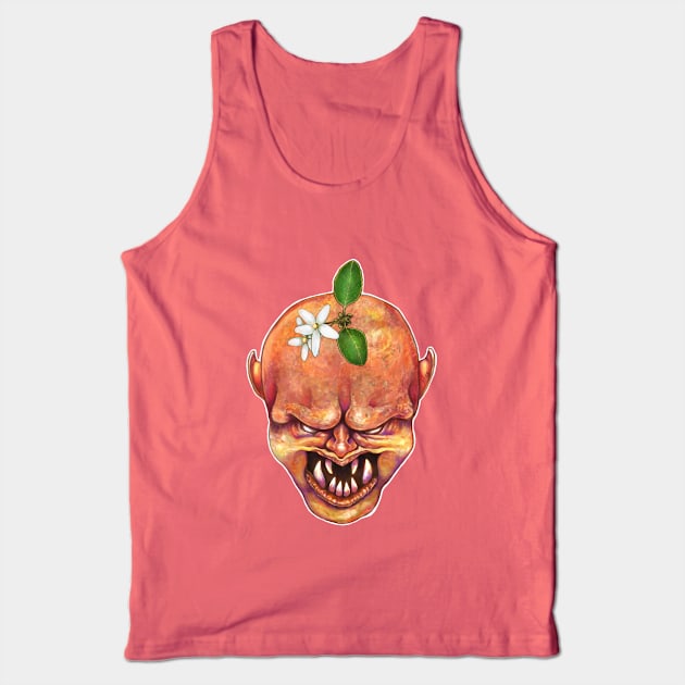 Orcrange The Orc Orange Tank Top by KikoeART